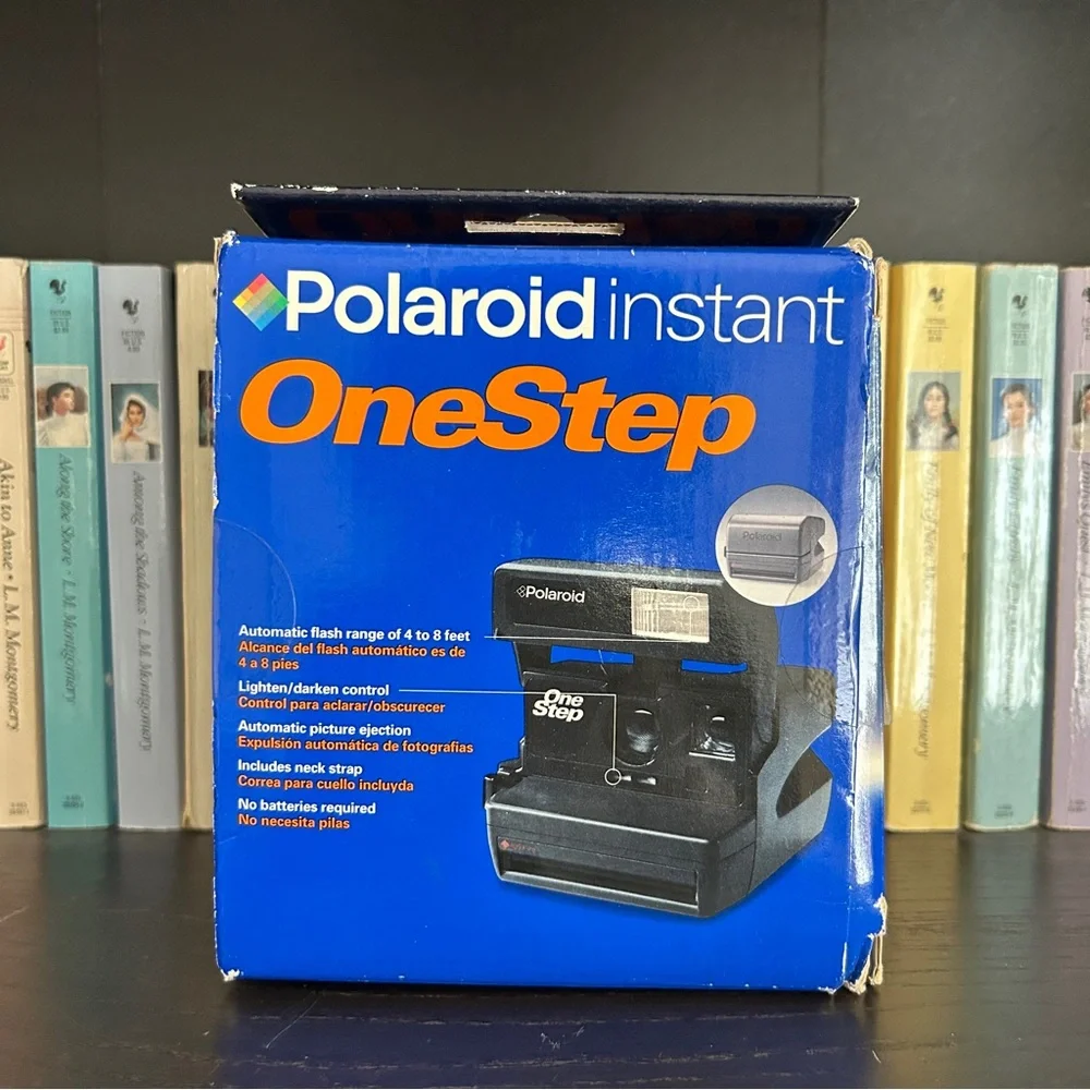 Polaroid OneStep Instant Camera - Black - Tested